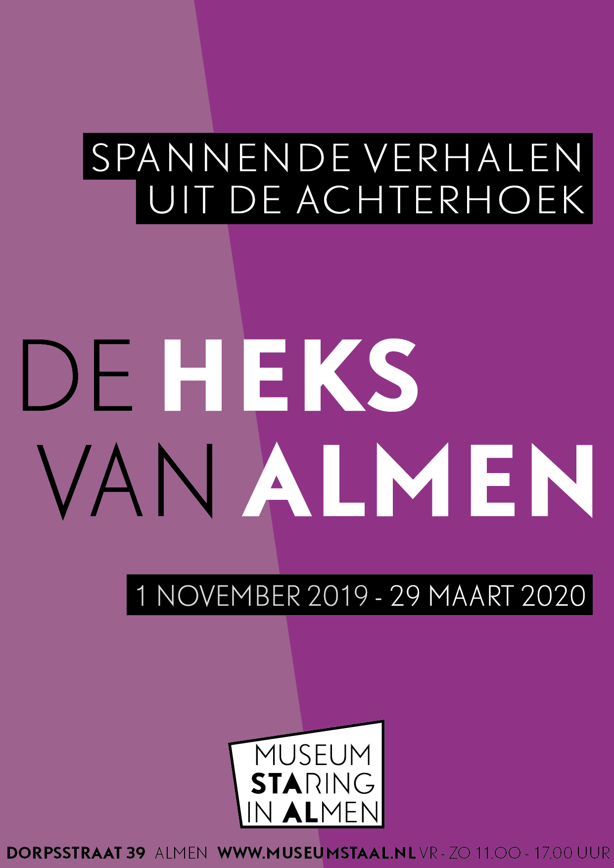 A4 De Heks van Almen Drukwerk museum STAAL