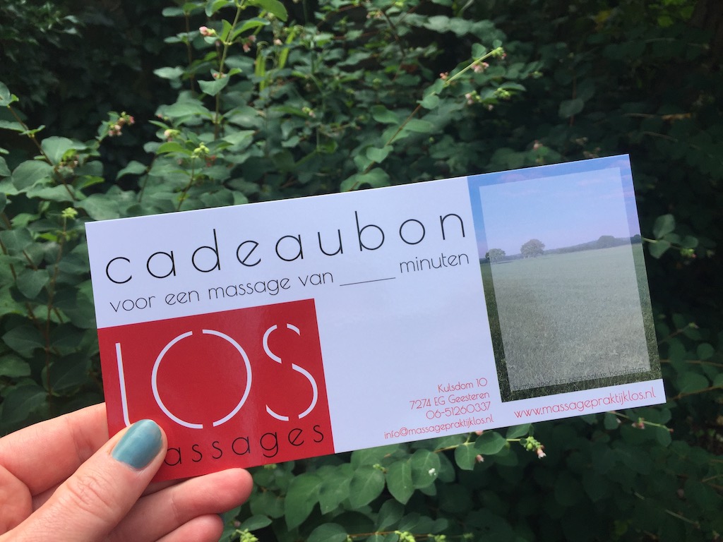 LOS massages cadeaubon LOS massages cadeaubon
