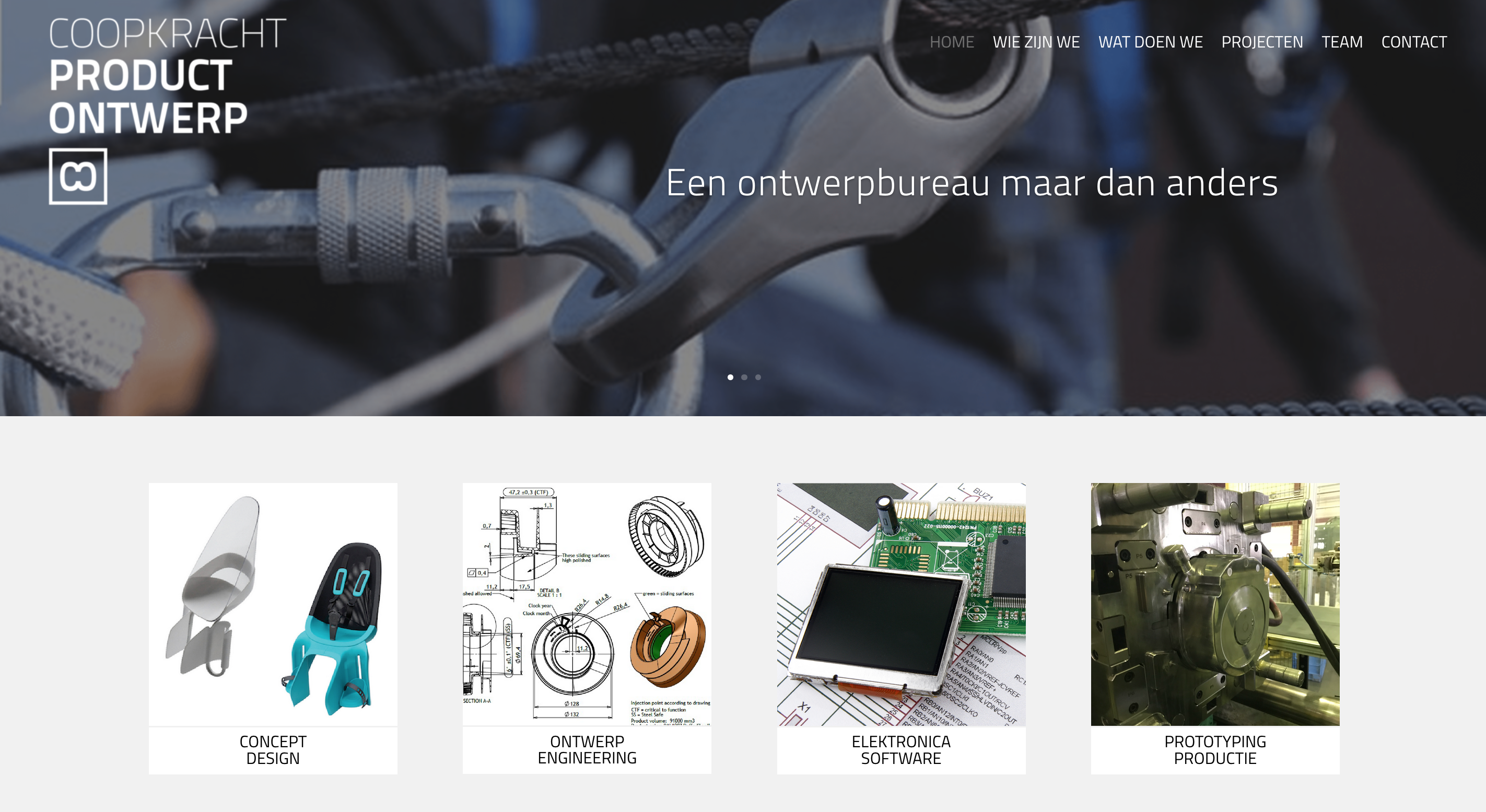 Website Coopkracht Productontwerp